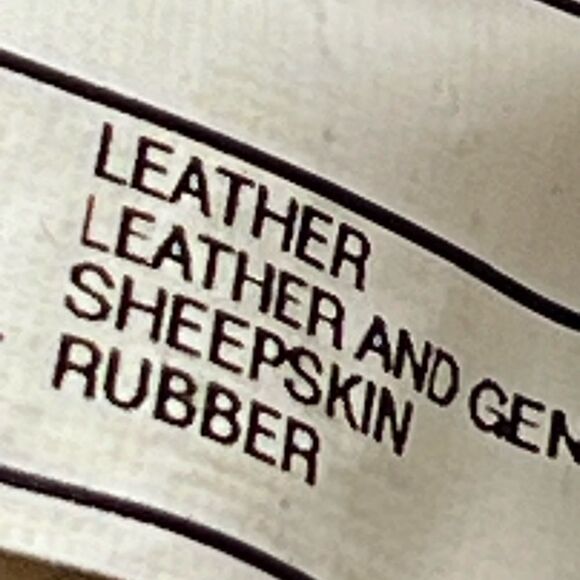 Ugg black leather fur lined tie around winter boots. Size 6 - Picture 13 of 14